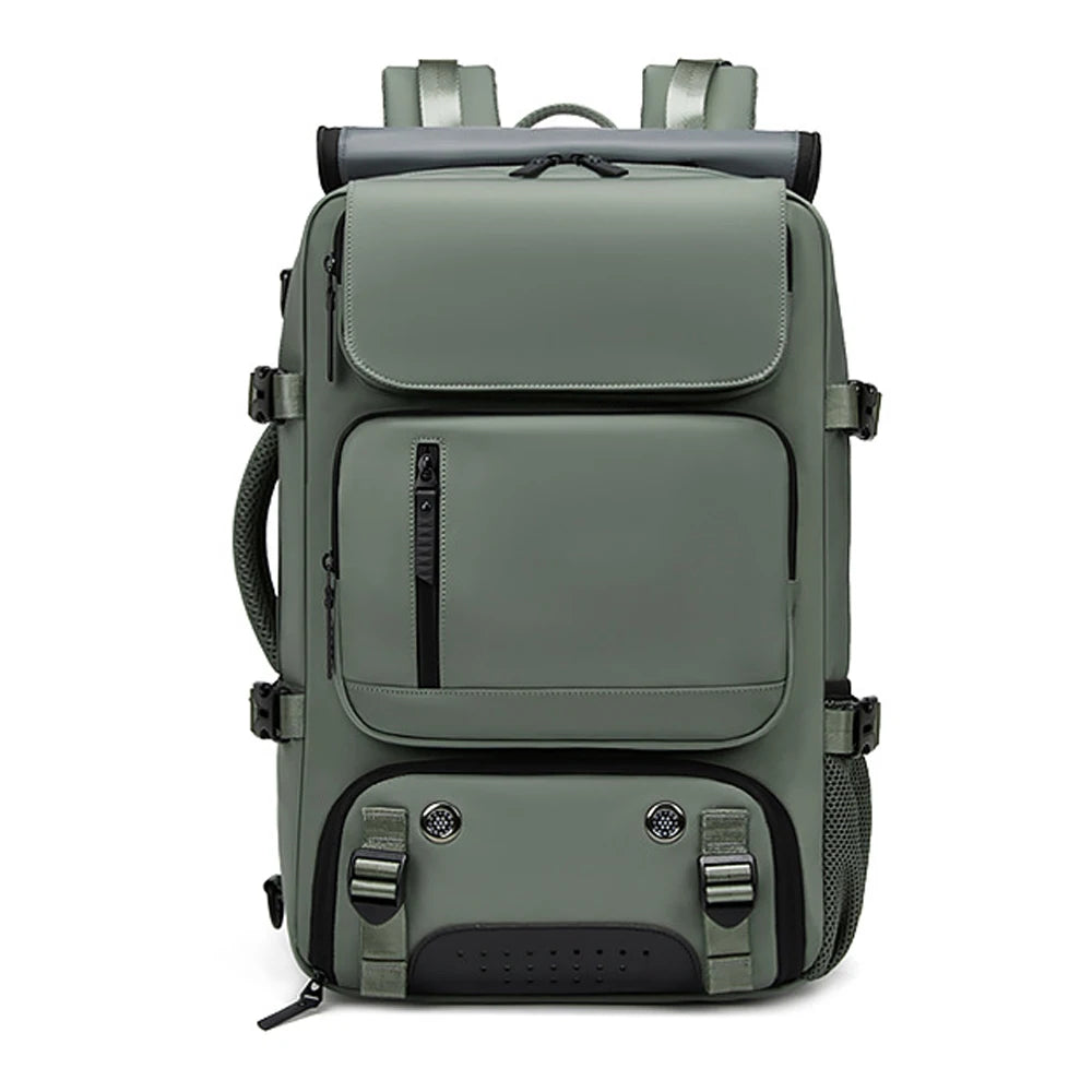 XOKY Large Travel Backpack Boardable Backpack USB Charging Waterproof Outdoor Travel Backpack independent shoe compartment 8102