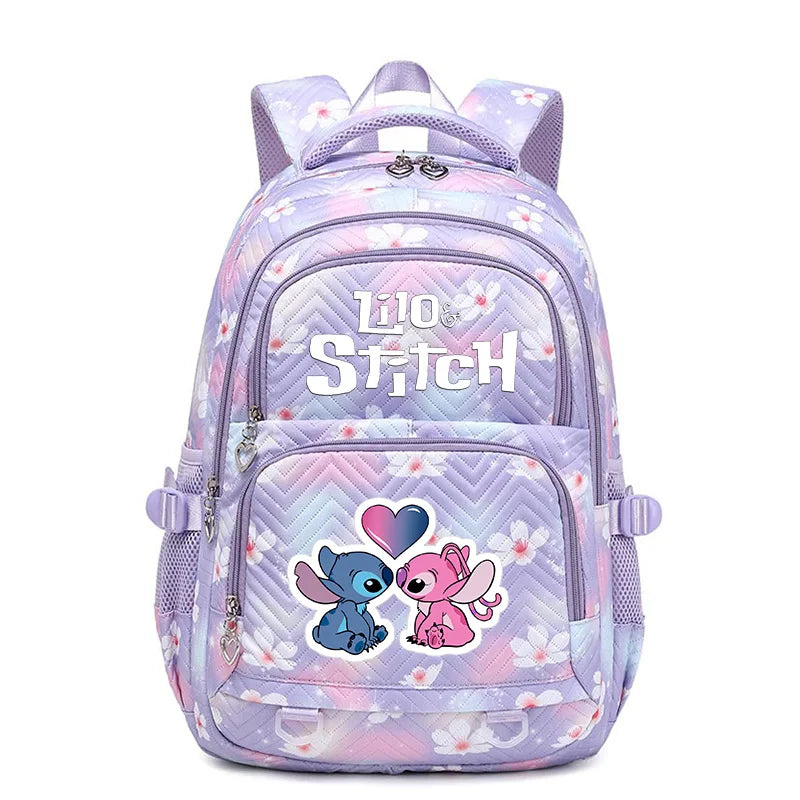 Lilo Stitch Schoolbag for Teenage Girls Bookbag Mochila Waterproof Women Backpack Female Travel Bag Backpacks