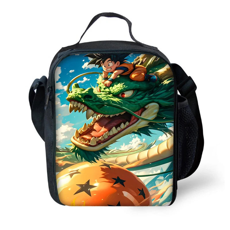 pcs set Cute Anime Child School Backpack with Lunch For G-Gokus Bags ,Pencil Bags ,School Bags for Boys Girls Best Gift