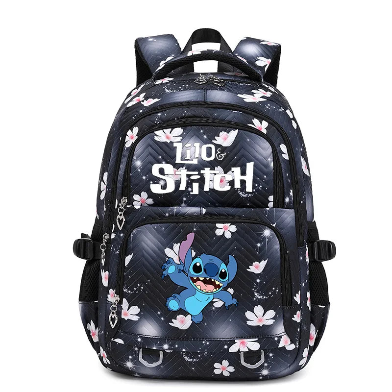 Lilo Stitch Schoolbag for Teenage Girls Bookbag Mochila Waterproof Women Backpack Female Travel Bag Backpacks