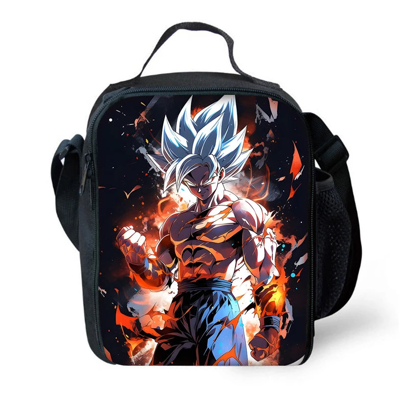 pcs set Cute Anime Child School Backpack with Lunch For G-Gokus Bags ,Pencil Bags ,School Bags for Boys Girls Best Gift