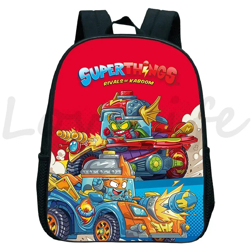 Superzings Backpacks Cute Cartoon Kindergarten Bags Mochila Children Bookbag SuperThings School Bags Kids Mini Backpack