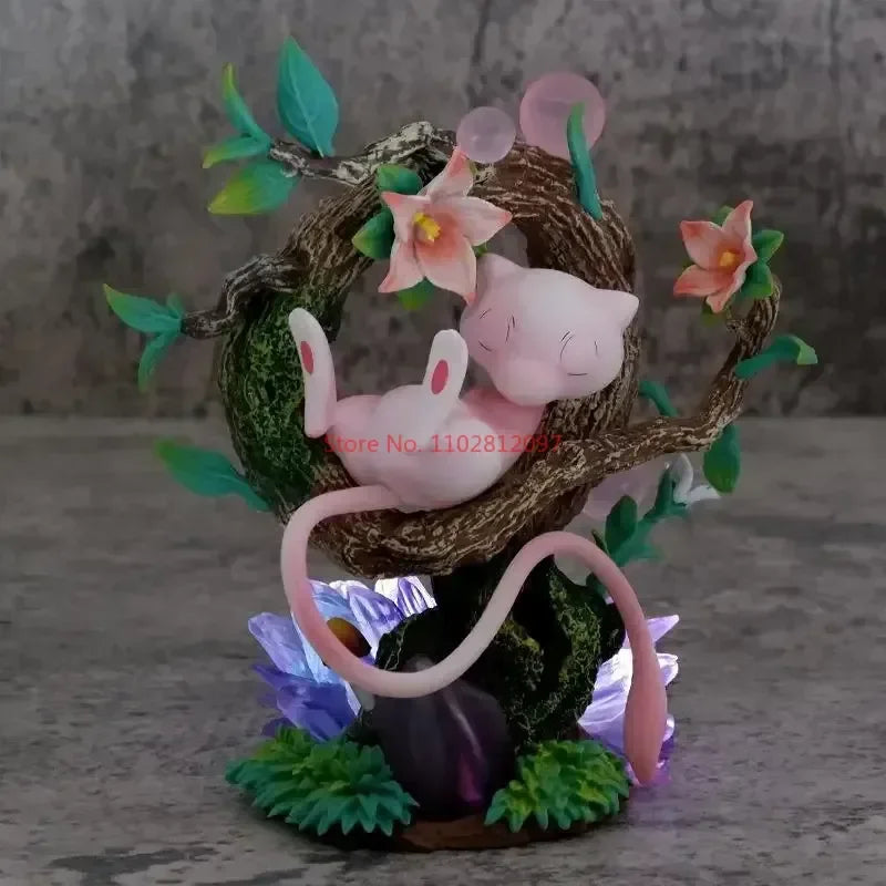 Pokemon Sleep Mew 15cm Anime Figure Gk Action Figurine Pvc Statue Model Doll Room Collection Decoration Toys For Friend Gifts