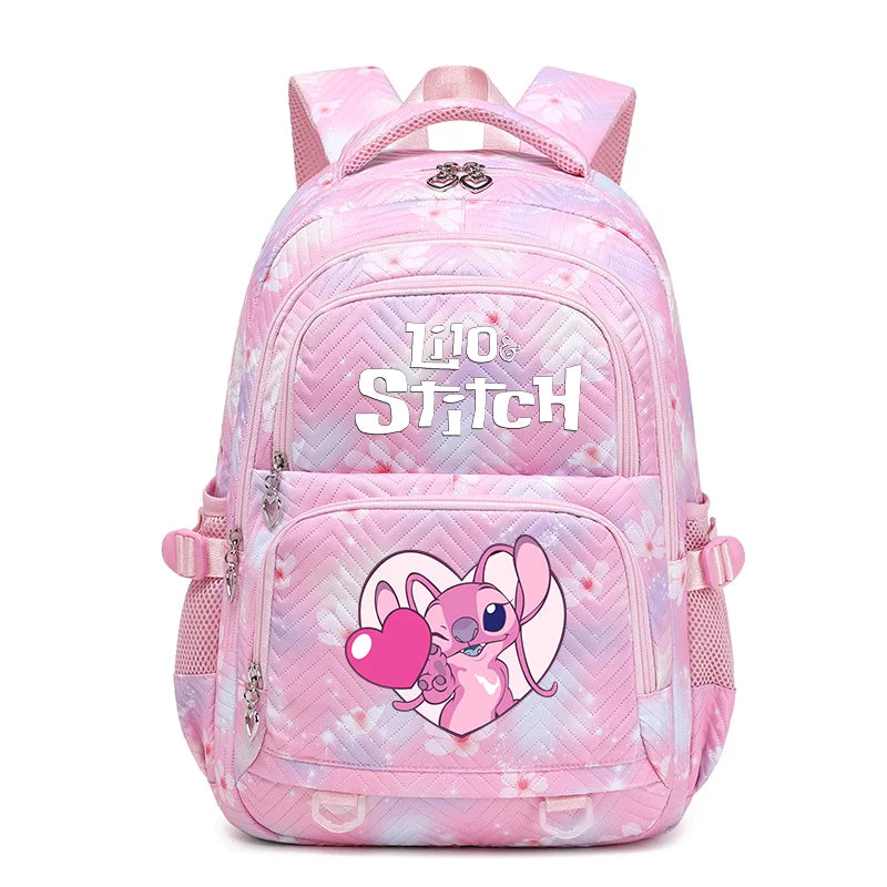 Lilo Stitch Schoolbag for Teenage Girls Bookbag Mochila Waterproof Women Backpack Female Travel Bag Backpacks