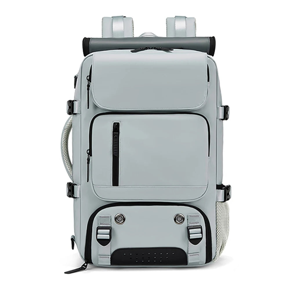 XOKY Large Travel Backpack Boardable Backpack USB Charging Waterproof Outdoor Travel Backpack independent shoe compartment 8102