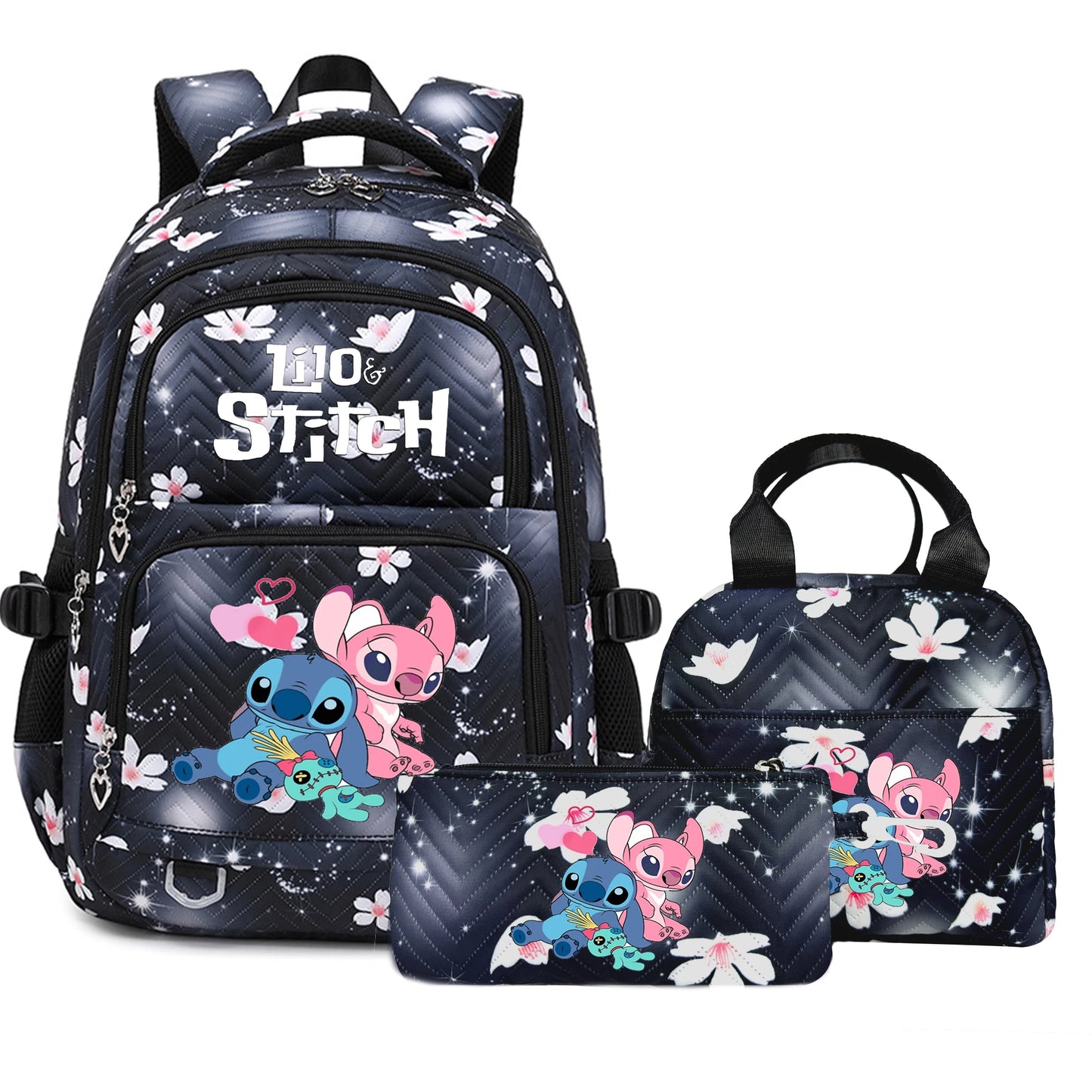 Lilo Stitch Schoolbag for Teenage Girls Bookbag Mochila Waterproof Women Backpack Female Travel Bag Backpacks