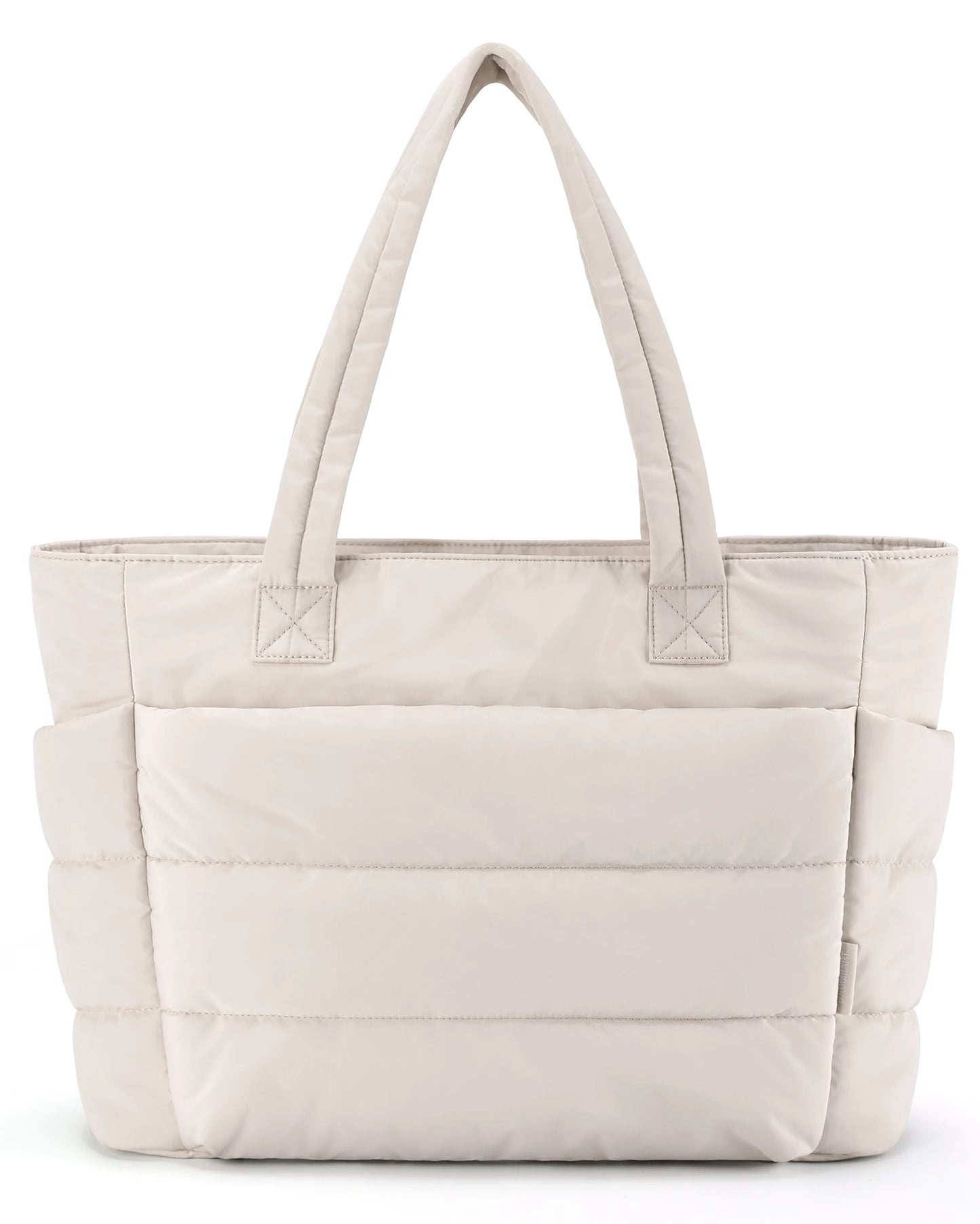 Women's Bag Solid Color Tote Bag Commuting College Padded Shoulder Bag Leisure Simple Female Handbags for Travel
