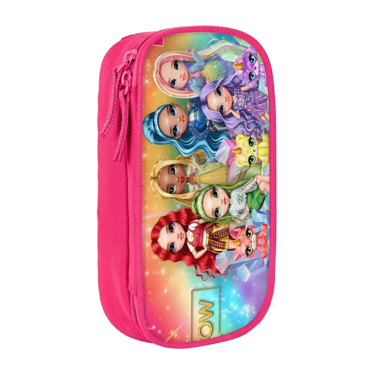 Rainbow High Cute Girls Pencil Case Back To School Pencil Cases Double Layer Girls Boys Aesthetic Portable Pencil Box
