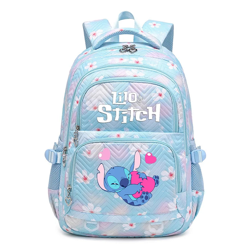 Lilo Stitch Schoolbag for Teenage Girls Bookbag Mochila Waterproof Women Backpack Female Travel Bag Backpacks