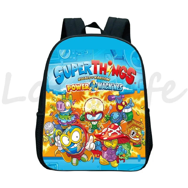Superzings Backpacks Cute Cartoon Kindergarten Bags Mochila Children Bookbag SuperThings School Bags Kids Mini Backpack