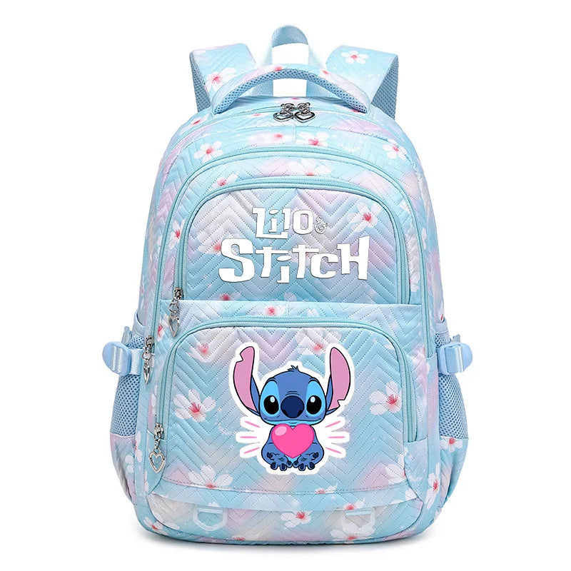 Lilo Stitch Schoolbag for Teenage Girls Bookbag Mochila Waterproof Women Backpack Female Travel Bag Backpacks