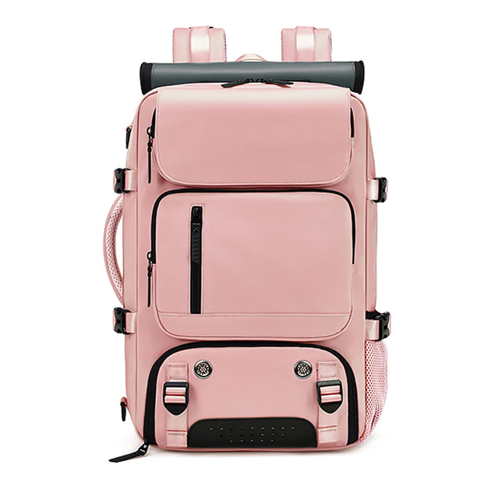XOKY Large Travel Backpack Boardable Backpack USB Charging Waterproof Outdoor Travel Backpack independent shoe compartment 8102