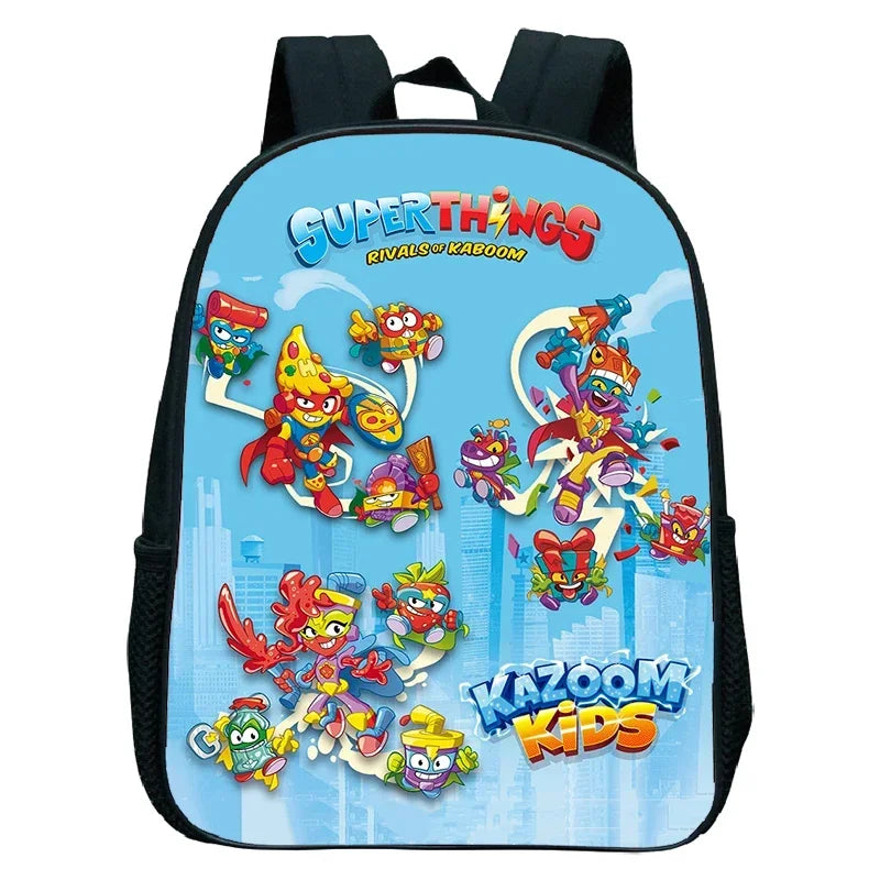 Superzings Backpacks Cute Cartoon Kindergarten Bags Mochila Children Bookbag SuperThings School Bags Kids Mini Backpack