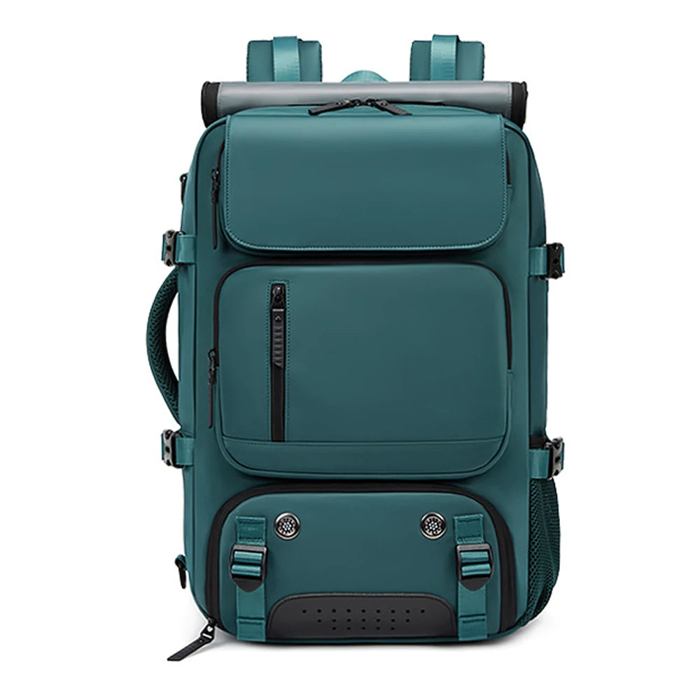 XOKY Large Travel Backpack Boardable Backpack USB Charging Waterproof Outdoor Travel Backpack independent shoe compartment 8102