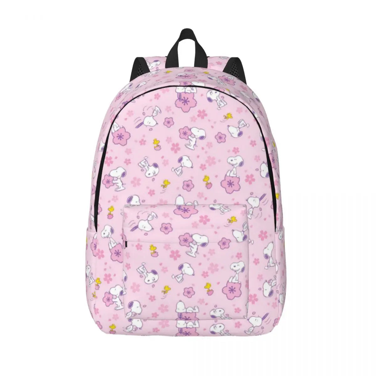 Custom Snoopys Woodstock Canvas Backpacks Women Men Basic Bookbag for College School Cartoon Bags