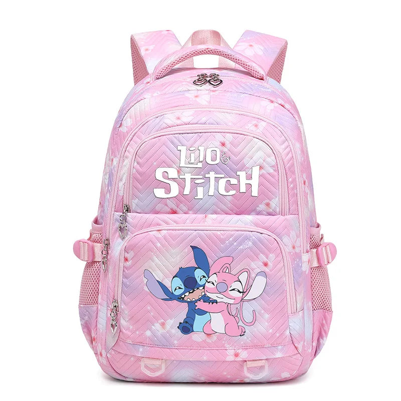 Lilo Stitch Schoolbag for Teenage Girls Bookbag Mochila Waterproof Women Backpack Female Travel Bag Backpacks