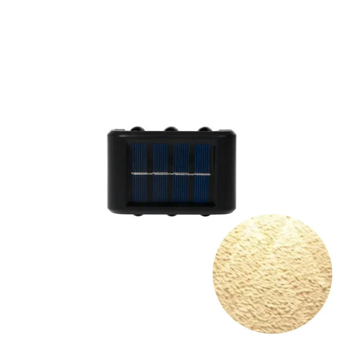 1pc 2/4/6/8/10/12LEDs Solar LED Wall Lights, Outdoor Wall Lamp For