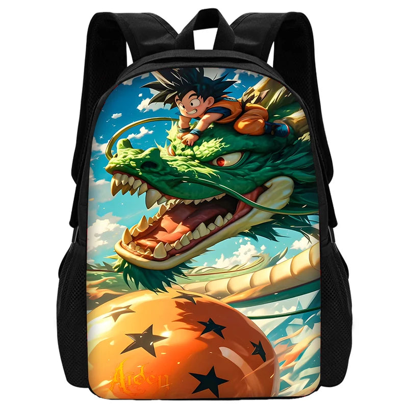 pcs set Cute Anime Child School Backpack with Lunch For G-Gokus Bags ,Pencil Bags ,School Bags for Boys Girls Best Gift