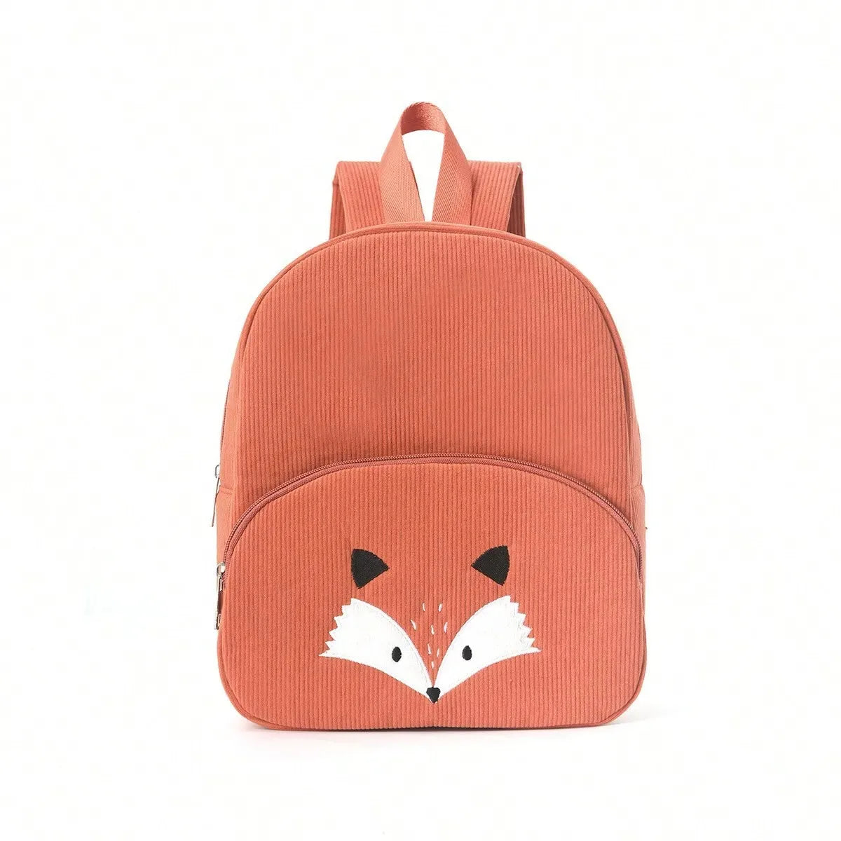 Customized Name Toddler Cartoon Backpack Cartoon Bear Corduroy Large Capacity Backpack Embroidered Name Backpack Cute Plush Bag