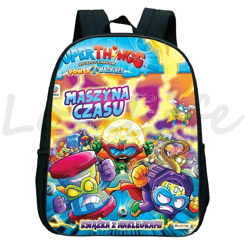 Superzings Backpacks Cute Cartoon Kindergarten Bags Mochila Children Bookbag SuperThings School Bags Kids Mini Backpack